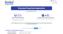 Desktop Screenshot of ereg.riverbendplayschool.org